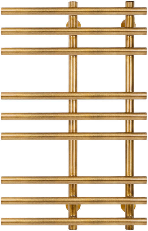 Полотенцесушитель водяной Secado Турин 3 80х20х50 80x50 см, бронза, лесенка, латунь