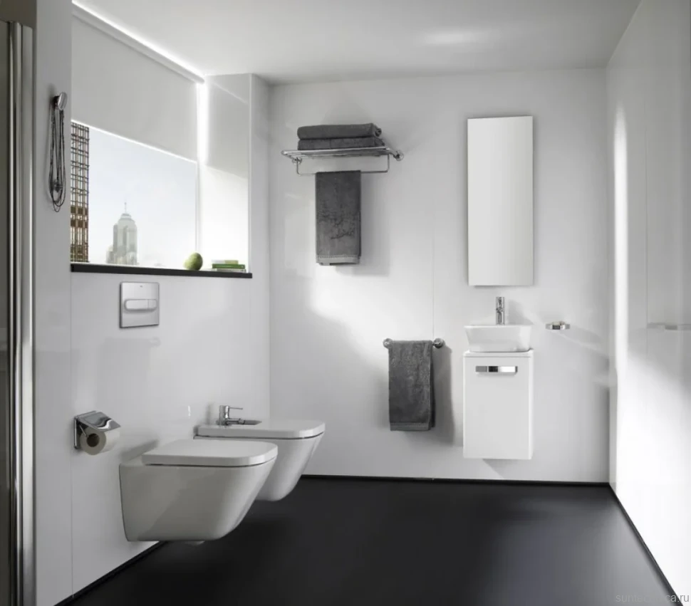 Унитаз подвесной Roca Gap 34647L000 безободковый, с микролифтом