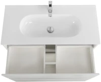 Тумба с раковиной BelBagno Kraft 100 напольная, bianco opaco, раковина LOV-1000-LVB