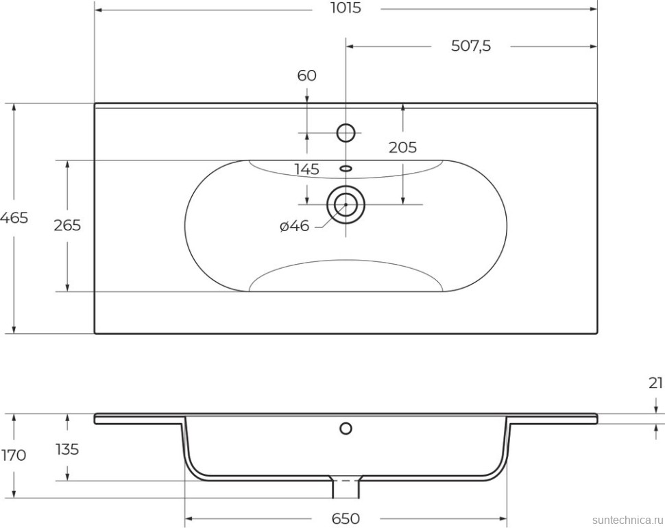 Тумба с раковиной BelBagno Kraft 100 напольная, bianco opaco, раковина LOV-1000-LVB