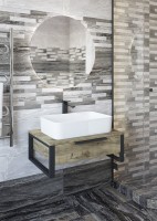 Зеркало круглое Sanflor Гард 70, с подсветкой