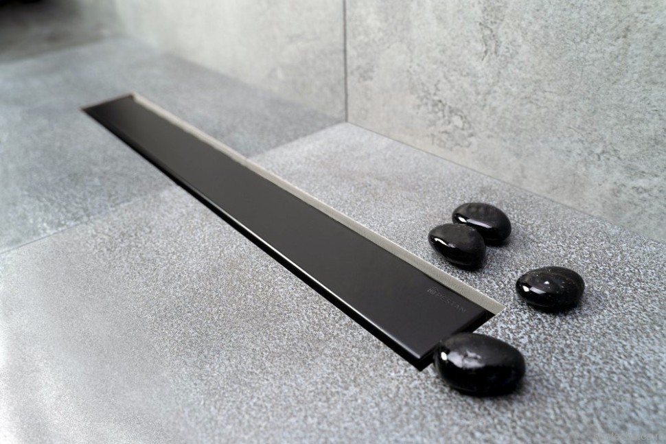 Душевой трап (лоток) Pestan Confluo Frameless Line 550 черный матовый