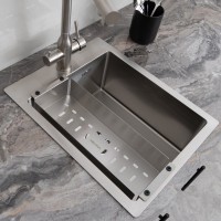 Мойка кухонная Melana ProfLine R4050H в комплекте с коландером, сатин