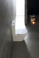 Унитаз-компакт напольный SantiLine SL-5026 безободковый, с микролифтом, система смыва Tornado