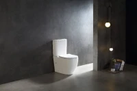 Унитаз-компакт напольный SantiLine SL-5026 безободковый, с микролифтом, система смыва Tornado