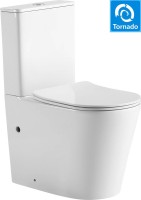 Унитаз-компакт напольный SantiLine SL-5026 безободковый, с микролифтом, система смыва Tornado