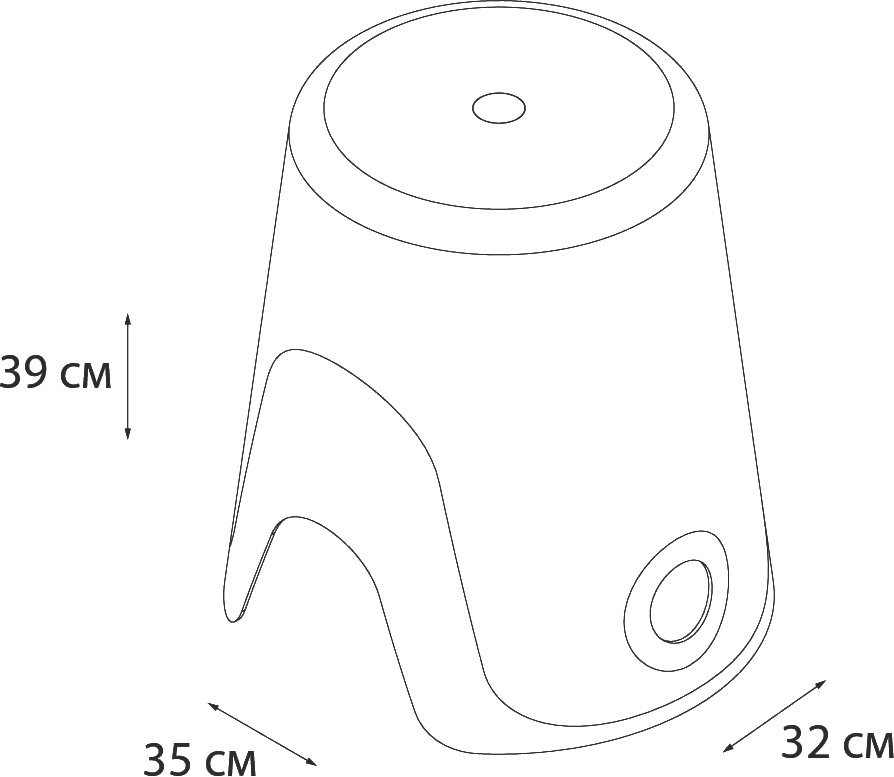 Табурет Fixsen Wendy FX-7073-02 белая