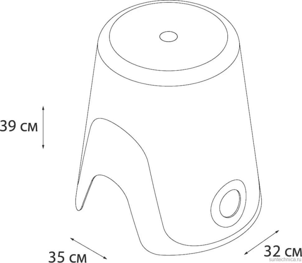 Табурет Fixsen Wendy FX-7073-02 белая