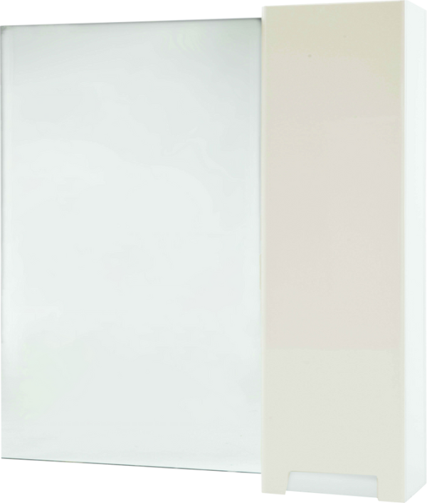 Зеркало Bellezza Пегас R 90 бежевое