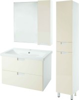 Зеркало Bellezza Пегас R 90 бежевое