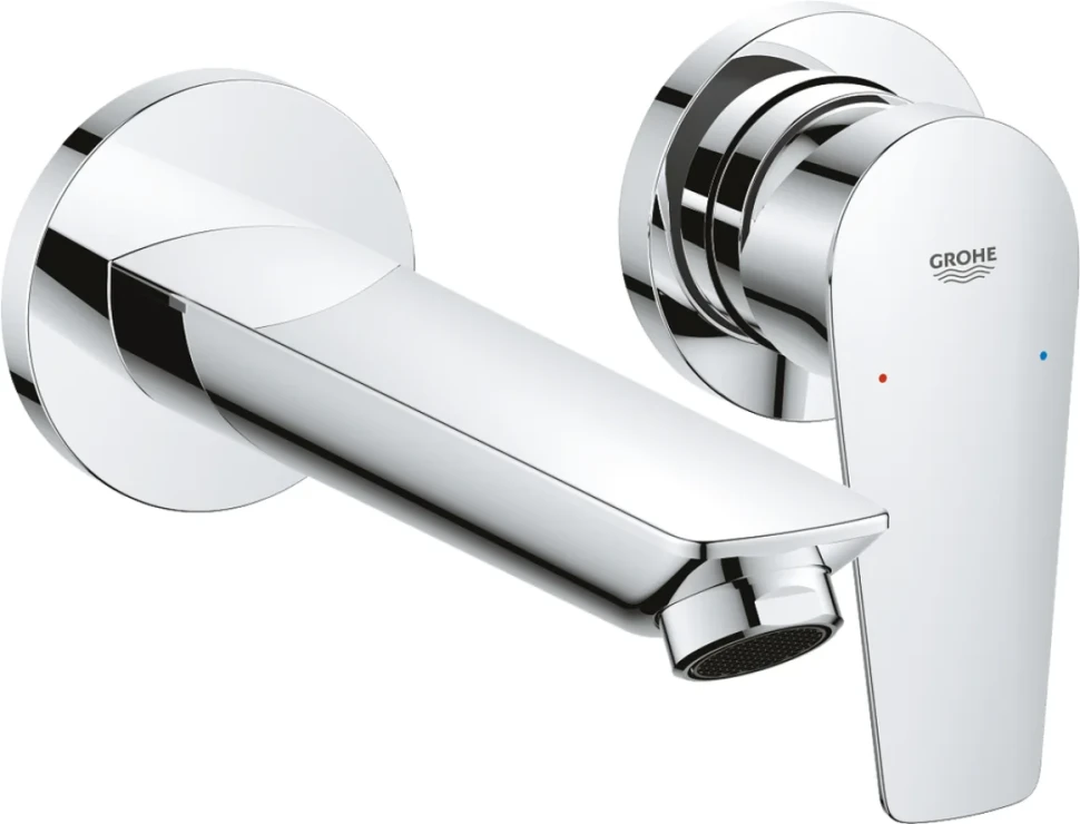 Смеситель для раковины Grohe BauEdge 20474001 С ВНУТРЕННЕЙ ЧАСТЬЮ  хром