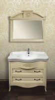 Зеркало BelBagno Primavera bianco antico