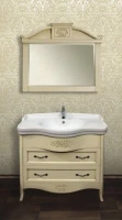 Зеркало BelBagno Primavera bianco antico