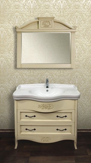 Зеркало BelBagno Primavera bianco antico