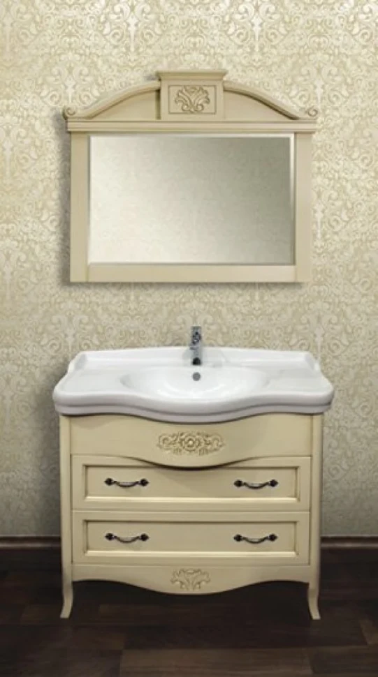 Зеркало BelBagno Primavera bianco antico