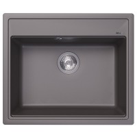 Мойка кухонная Abber Quarz AQ2902G матовая серая Мойка кухонная Abber Quarz AQ2902G матовая серая