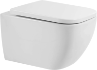 Унитаз подвесной BelBagno Alpina BB10100CHR/SC безободковый, с микролифтом