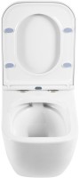 Унитаз подвесной BelBagno Alpina BB10100CHR/SC безободковый, с микролифтом