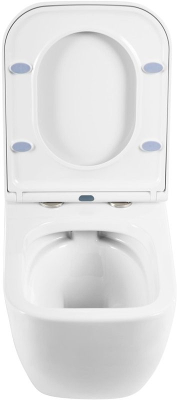 Унитаз подвесной BelBagno Alpina BB10100CHR/SC безободковый, с микролифтом