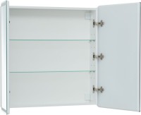 Зеркало-шкаф Aquanet Оптима 80х80 LED с подсветкой, с антизапотевателем, белый