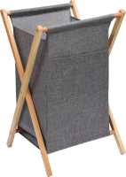 Корзина для белья Wasserkraft Nau WB-772-L серая
