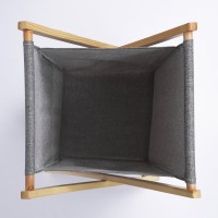 Корзина для белья Wasserkraft Nau WB-772-L серая
