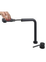 Смеситель для кухни Emar Steel ЕС - 7027 black Смеситель для кухни Emar Steel ЕС - 7027 black