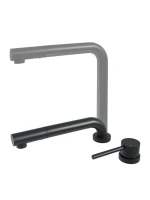 Смеситель для кухни Emar Steel ЕС - 7027 black Смеситель для кухни Emar Steel ЕС - 7027 black