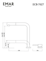 Смеситель для кухни Emar Steel ЕС - 7027 black Смеситель для кухни Emar Steel ЕС - 7027 black