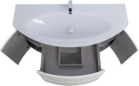 Тумба с раковиной Cezares Eden 120 bianco lucido, раковина 82368
