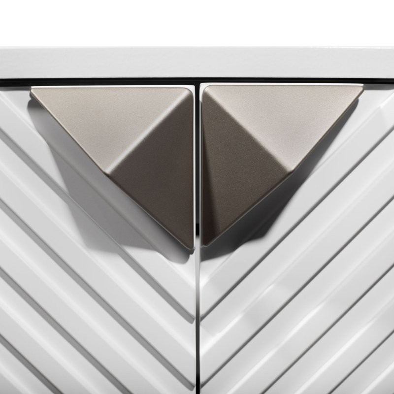 Тумба с раковиной Runo Андорра 70 подвесная, матовая белая, белый глянец