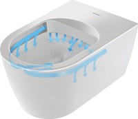 Комплект Унитаз подвесной Duravit ME by Starck + Крышка 0020190000 с микролифтом, петли хром + Звукоизоляция AlcaPlast + Инсталляция A101 Sadromodul + Кнопка ALCA M70 белая