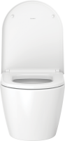 Комплект Унитаз подвесной Duravit ME by Starck + Крышка 0020190000 с микролифтом, петли хром + Звукоизоляция AlcaPlast + Инсталляция A101 Sadromodul + Кнопка ALCA M70 белая