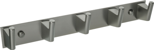 Крючок Fixsen Trend Graphite 98005-5 черный графит, 5 крючков