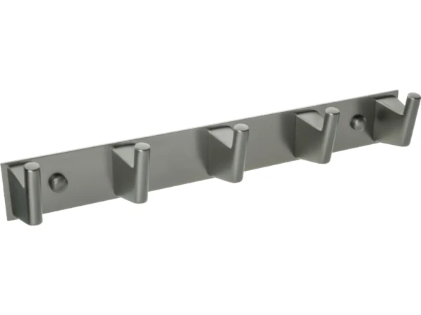 Крючок Fixsen Trend Graphite 98005-5 черный графит, 5 крючков