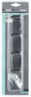 Крючок Fixsen Trend Graphite 98005-5 черный графит, 5 крючков