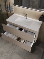 Тумба с раковиной Orange Line 100 латте матовый