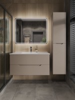 Тумба с раковиной Orange Line 100 латте матовый