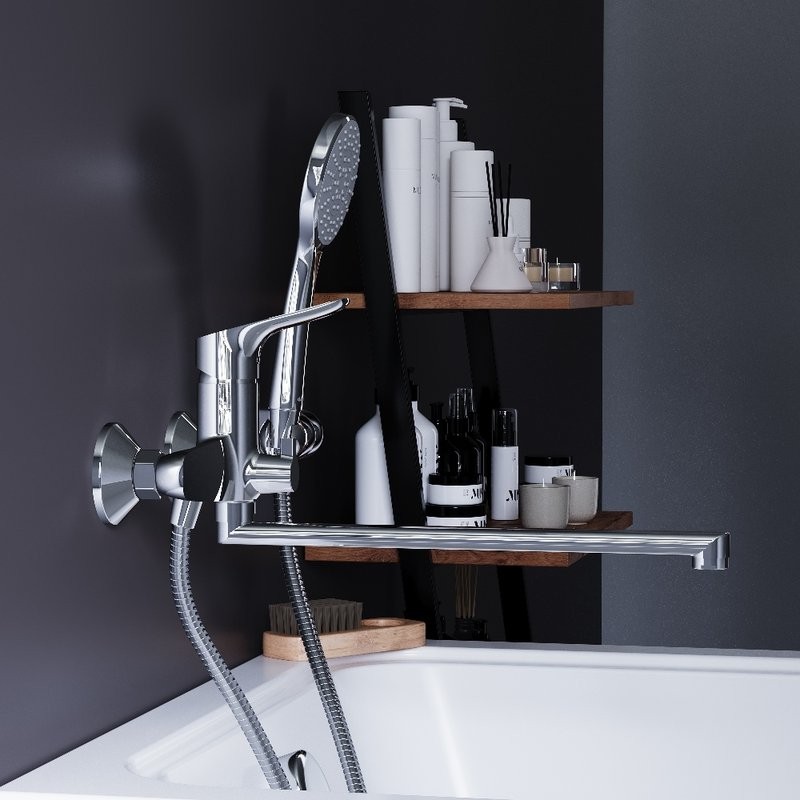 Смеситель с длинным изливом для ванны Damixa Jupiter 779500001