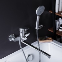 Смеситель с длинным изливом для ванны Damixa Jupiter 779500001 Смеситель с длинным изливом для ванны Damixa Jupiter 779500001