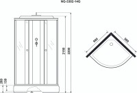 Душевая кабина Niagara NG-3302-14G