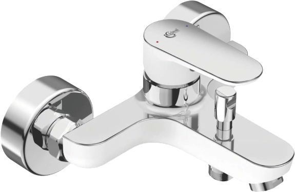 Смеситель для ванны с душем Ideal Standard Tyria BC157HO Matt White Chrome