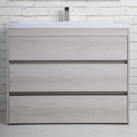 Мебель для ванной комнаты Art&Max Family 100, напольная, Pino Bianco
