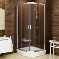 Душевой уголок Ravak Blix BLCP4-80 Grape, профиль блестящий