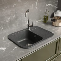Мойка кухонная Domaci Парма 61-47-225 антрацит Мойка кухонная Domaci Парма 61-47-225 антрацит