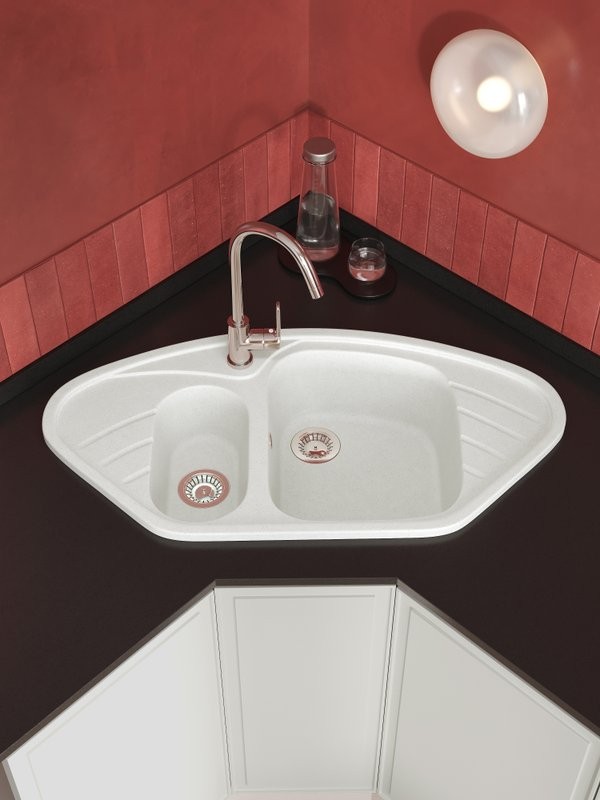 Мойка кухонная Domaci Болонья М-23-001 белая