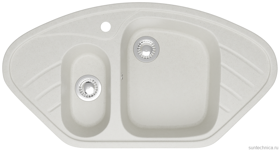 Мойка кухонная Domaci Болонья М-23-001 белая