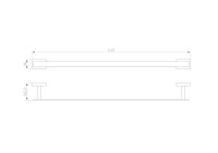 Полотенцедержатель Wonzon & Woghand WW-9712-60CM хром