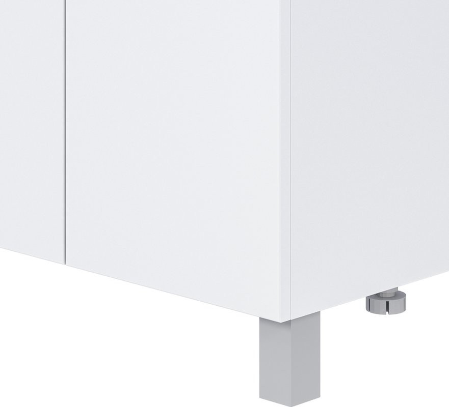 Мебель для ванной комнаты 1MarKa Cube 100Н с бельевой корзиной