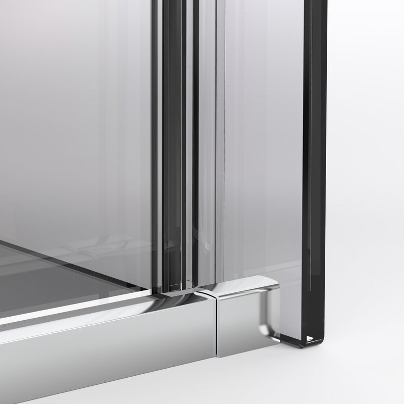 Душевой уголок Vincea Stella VSR-1ST8012CL 120x80 см, профиль хром, стекло прозрачное